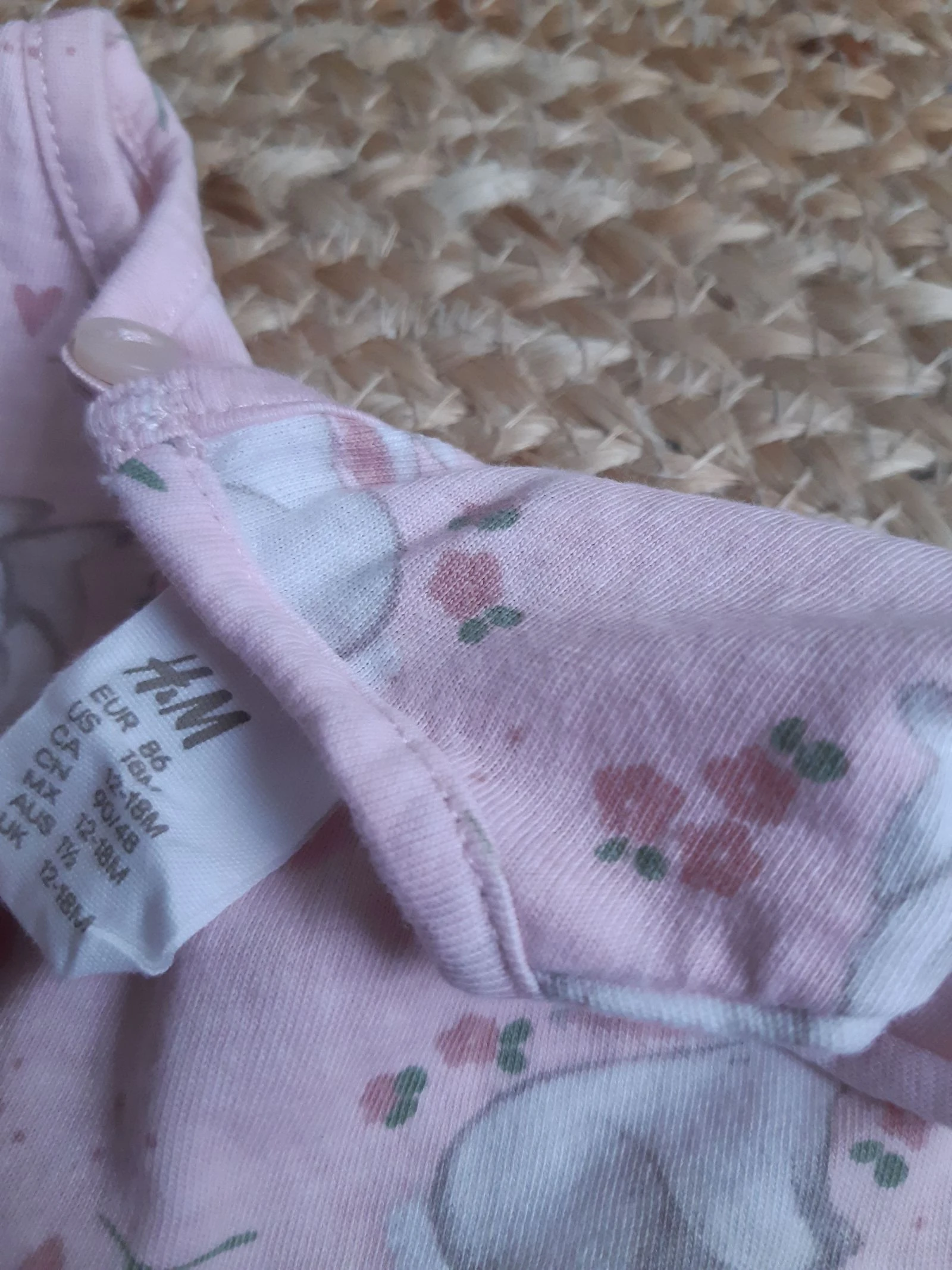 Vestido rosa conejo H&M 86 cm – photo 4